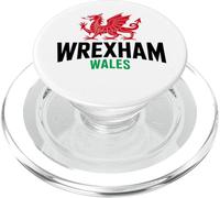Wrexham Gales Cymru Bandera de dragón galés Wrexham City Love PopSockets PopGrip para MagSafe