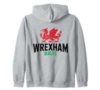Wrexham Gales Cymru Bandera de dragón galés Wrexham City Love Sudadera con Capucha