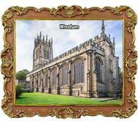 Wrexham Imanes de nevera Recuerdo turístico de Gales Reino Unido