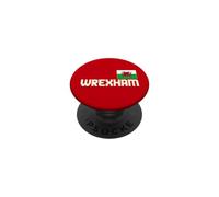 Wrexham Wales City Cymru, dragón de Bandera de Gales, Rojo PopSockets PopGrip Adhesivo