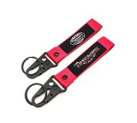 WRFUU Llavero personalizado con bordado de poliéster para motocicleta, moto llavero personalizado, llavero para Triumph,Red-A