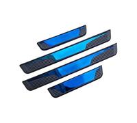 WRGEYXTD 4 Piezas Listón De Umbral Puerta Coche Acero Inoxidable para Ford Ranger T9 XL XLT 2023 2024 2025, Tiras Umbrales Puertas Pegatina Decorativos Accesorios,C