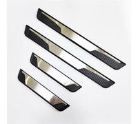 WRGEYXTD 4 Piezas Listón De Umbral Puerta Coche Acero Inoxidable para Ford Ranger T9 XL XLT 2023 2024 2025, Tiras Umbrales Puertas Pegatina Decorativos Accesorios,A