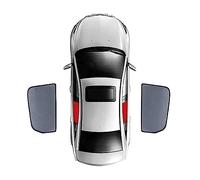 WRHOME Parasol De Ventana Lateral De Coche para Mitsubishi GRANDIS,Malla translúcida Boquear los Rayos UV y el Calor Transpirable Accessories,B-2pcs Rear Window