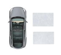 WRHOME Parasol for Techo Solar de Coche para Audi Q3 2013-2018,Aislamiento térmico para Techo Solar de Coche Cortinas Parasol,B-Gray White Suede