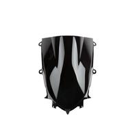 WRHUOBA Viento Deflectores Parabrisas Delantero De Motocicleta, Negro, Vidrio Templado o Policarbonato (PC), Para Motos Yam&aha YZF R6 YZFR6 2017-2021 Y R7 2021 2022 2023