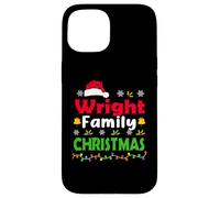 Wright Family Christmas Matching Personalised Funny Xmas Carcasa para iPhone 15
