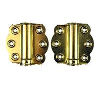 Wright productos V650 ajustable bisagras de cierre automático 2 - 3/4 ", bañado en latón