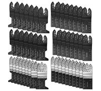 Wrighteu - Juego de 50 hojas de sierra oscilante de liberación rápida para Dremel Fein Multimaster Makita Bosch