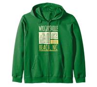 Wrightsville Beach NC Wilmington Carolina del Norte Sudadera con Capucha