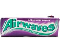 Wrigley's Airwaves - Goma de mascar de grosella negra (30 paquetes (caja completa)) ayuda a refrescar el aliento y limpiar los dientes