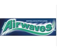 Wrigley's Airwaves - Goma de mascar mentol y eucalipto (15 paquetes) ayuda a mantener los dientes limpios y la boca fresca