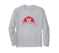 Wrigleyville Chicago Travel Souvenir Barrio Illinois Manga Larga