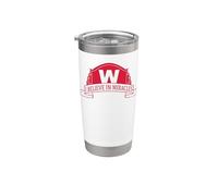 Wrigleyville Chicago Travel Souvenir Barrio Illinois Vaso térmico de acero inoxidable de doble pared