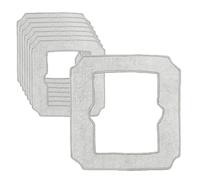 Wriligel 8 piezas compatible con Winbot W1 Pro/W1/W2 Omni/W2 - Serpillera de repuesto para kit de microfibra para robot de limpieza de cristales de 213 x 215 mm