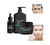 Wrinkle Defense Tallow Balm, Skin Care for Men, Natural Tallow Face Moisturizer, Beef Tallow Balm, Anti-Wrinkle Night Serum Anti Aging