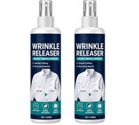 Wrinkle Release Spray, Travel Size Fabric Spray to Help Reduce Wrinkles & Static, Fresh Scent, 100 mL (2pc)