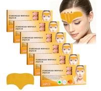 Wrinkle Smoothing Patches Overnight, with Centella Asiatica and Collagen Vitamina E Enriched Facial Treatment for Forehead and Face, to Lift Skin and Reduce Fine Lines for Women (6pcs)