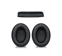 (Wrinkled skin) Easily Replaced Ear Pads Headbeam forSennheiser HD200 Pro Headphone Thicker Foam Covers Sleeves Earpads