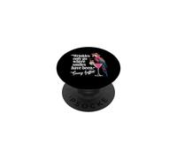 Wrinkles Only Go Where Smiles Have Been Cute Parrot Mexican PopSockets PopGrip Adhesivo