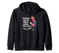 Wrinkles Only Go Where Smiles Have Been Cute Parrot Mexican Sudadera con Capucha