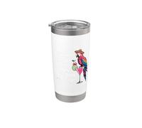Wrinkles Only Go Where Smiles Have Been Cute Parrot Mexican Vaso térmico de acero inoxidable de doble pared