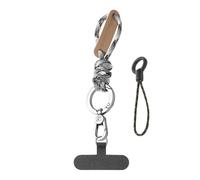 Wrist Keychain Strap, Woven Universal Phone Lanyard 18cm Adjustable Wrist Strap Key Holder, Durable Wristband Keychain for Car Keys Cards Wallet Outdoor Travel Use, Hands Free Carrying Solution, C45