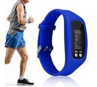 Wrist Pedometer - Monitor Record Watch For Step Counter | 9.84x1.06in TPU Calorie Bracelet | Electronic Time Distance Kilometers Device For Running Fitness Workout Gym