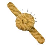 Wrist Pin Cushion, Wearable Sewing Accessory, Small Pumpkin Pin Holder with Quilting Feature, Cute Fabric Pins Cushion, Quilting Organizer Ergonomic Design, Embroidery Sewing Tool for Home & Studio