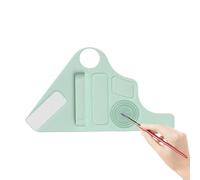 Wrist Strap Hand Palette for Makeup Mixing, Silicone Adjustable Foundation Plate, Liquid Makeup Tray for Makeup Artists, Portable Makeup Mixing Palette for Foundation and More