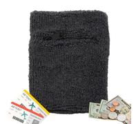 Wrist Wallets, Wrist Wallet For Women, Zippered Key Pocket Basketball Wristband For Cards, Cash, Keys, Running, Gym, College, Outdoor Daily Use, Travel, Hiking, 3.15x3.94 In, 1-Pack