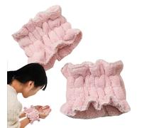 Wrist Wrist Washband for Women, Small Size Facial Washing Tool, diseñada para mantener sus manos secas ideales para espectáculo, yoga, deportes y maquillaje, 3,54 x 3,15 x 0,2 pulgadas