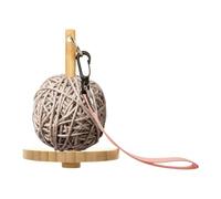 Wrist Yarn Holder - Yarn Holder For Crochet | Crochet Yarn Holder | Yarn Dispenser | Portable Wrist Yarn Holder | Wooden Yarn Holder With Wrist Strap For Crocheting | Creative Yarn Knitting Holder