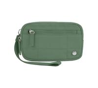 Wristlet Wallet Women - Portable Clutch Purse, Change Holder Design, Phone Organizer Pocket, Zipper Coin Wallet, Durablee Lightweight Material | Easy Carry Travel Accessory Shopping Commuting, Verde