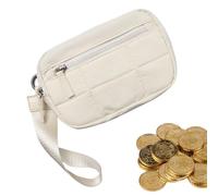 Wristlet Wallets Women, Zipper Credit Card Holder Bag Adjustable Strap, Compact Organizer Purse, Ideal for Traveling, Home Use, Business Trips, Cenas, Eventos al aire libre, 18 x 4 x 13 cm Nylon