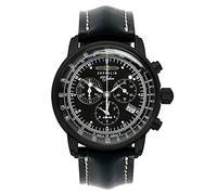 Wristwatch Analógico Modelo Zeppelin 7680-5 Black Men's Watch Chronograph. Marca