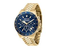 Wristwatch SectorR3273661030 Series 230 Chronograph 43mm 10atm, Analógico Hombre, Oro,