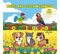 Write and Color Workbook....: 30 Easy And Fun Coloring Pages For Kids, Preschool and Kindergarten