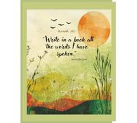 "Write in a Book All the Words I have Spoken: " Jeremiah 30:2: Journal/Notebook