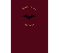 Write in the Shadows: Minimalistisches Notizbuch (5 x 7 Zoll) mit 100 linierten Seiten