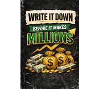 Write It Down Before It Makes Millions: Funny Notebook for Ideas, Notes & Big Dreams: Million Dollar Ideas Journal | Funny Gift for Friends, Coworkers & Entrepreneurs