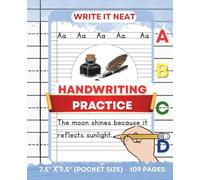 Write It Neat: 109 Blank Dotted-Line Pages for Beginner Print Handwriting Practice