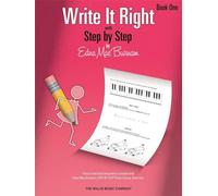Write It Right - Book 1 Piano