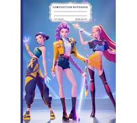 Write Like an Idol | Wide Ruled Composition Notebook for K-Pop Girls, Anime Fans, Stylish Teens, and Creative Notes