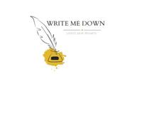 Write Me Down - Signed, Your Thoughts: A Classic Paperback Journal for Writers and Deep Thinkers | 256 Lined Pages, 7 x 10, White