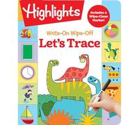 Write-On Wipe-Off Let's Trace: Dry Erase Letter Tracing Workbook for Kids, Wipe Clean Activity Book with Marker (Highlights Write-On Wipe-Off Fun to Learn Activity Books)