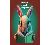 Write, Read, Repeat: Blank book journal with 6" X 9" pages, 100 pages, ideal for writing, doodling or penning your ideas, for kids and adults: This journal is also a perfect birthday present