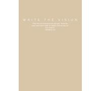 WRITE THE VISION - A lined journal with Bible scriptures on each page