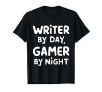 Writer by Day Gamer by Night Camiseta
