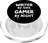 Writer by Day Gamer by Night PopSockets PopGrip para MagSafe
